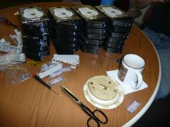 Pile of disks